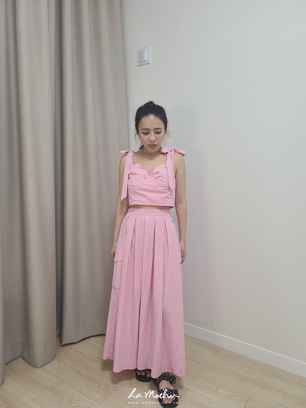 絕美渡假百褶長裙
